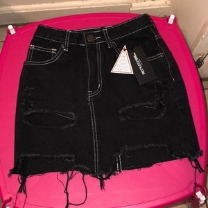 PRETTY LITTLE THING JEAN SKIRT